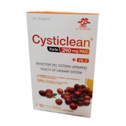 Cysticlean Forte 240mg +Vit. C 10 Capsulas