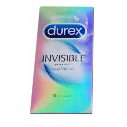 Durex Invisible Extra Sensitivo 12ud