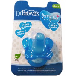 Dr Brown´s Chupete Silicona Azul +0 1ud