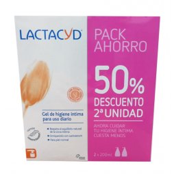 Lactacyd Gel Intimo 200 Pack 2ª Und 50%
