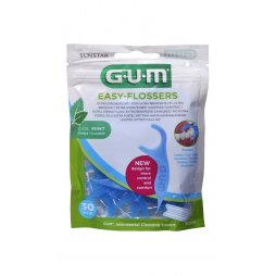 Gum Easy Flossers Vit-E Fluor 30ud