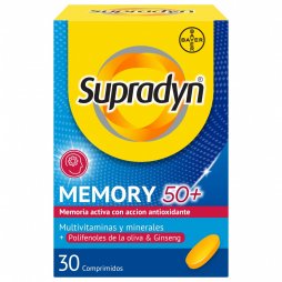 Supradyn Memoria 50+30 Comprimidos con Ginseng