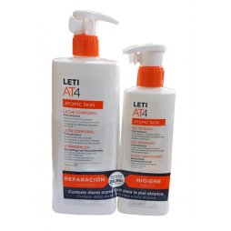 Leti AT4 Pack Leche Corporal 500ml+Gel  250ml