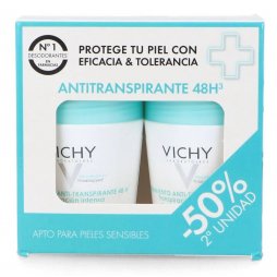 Vichy Duplo Desodorante Antitranspirante 48H 2ud 50%